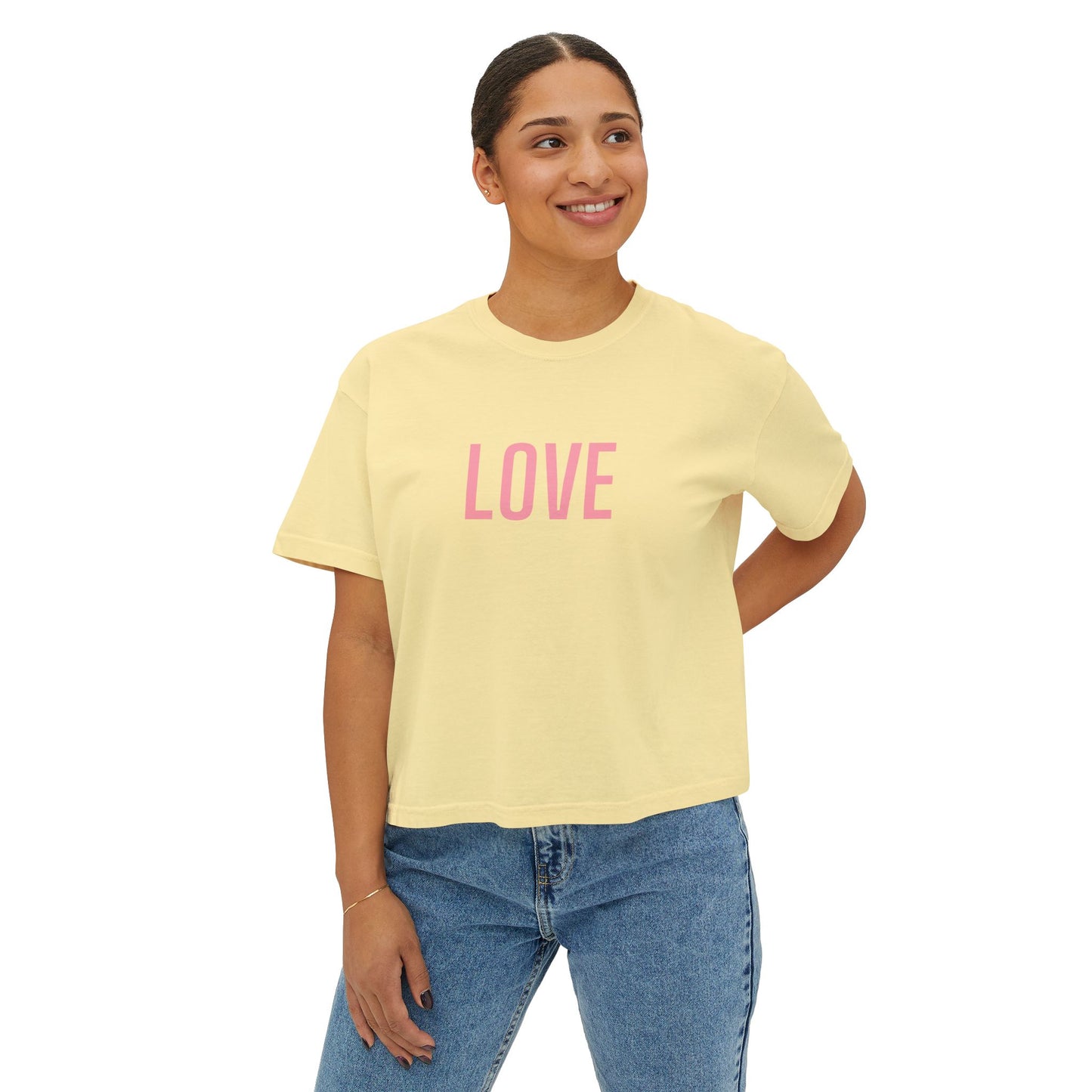 CROPPED BOXY TEE