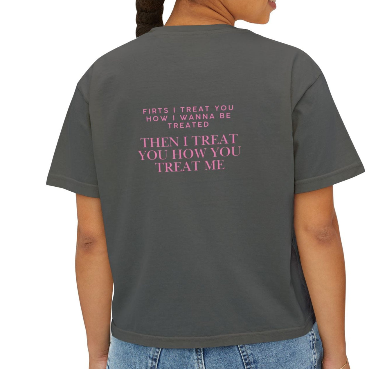 CROPPED BOXY TEE