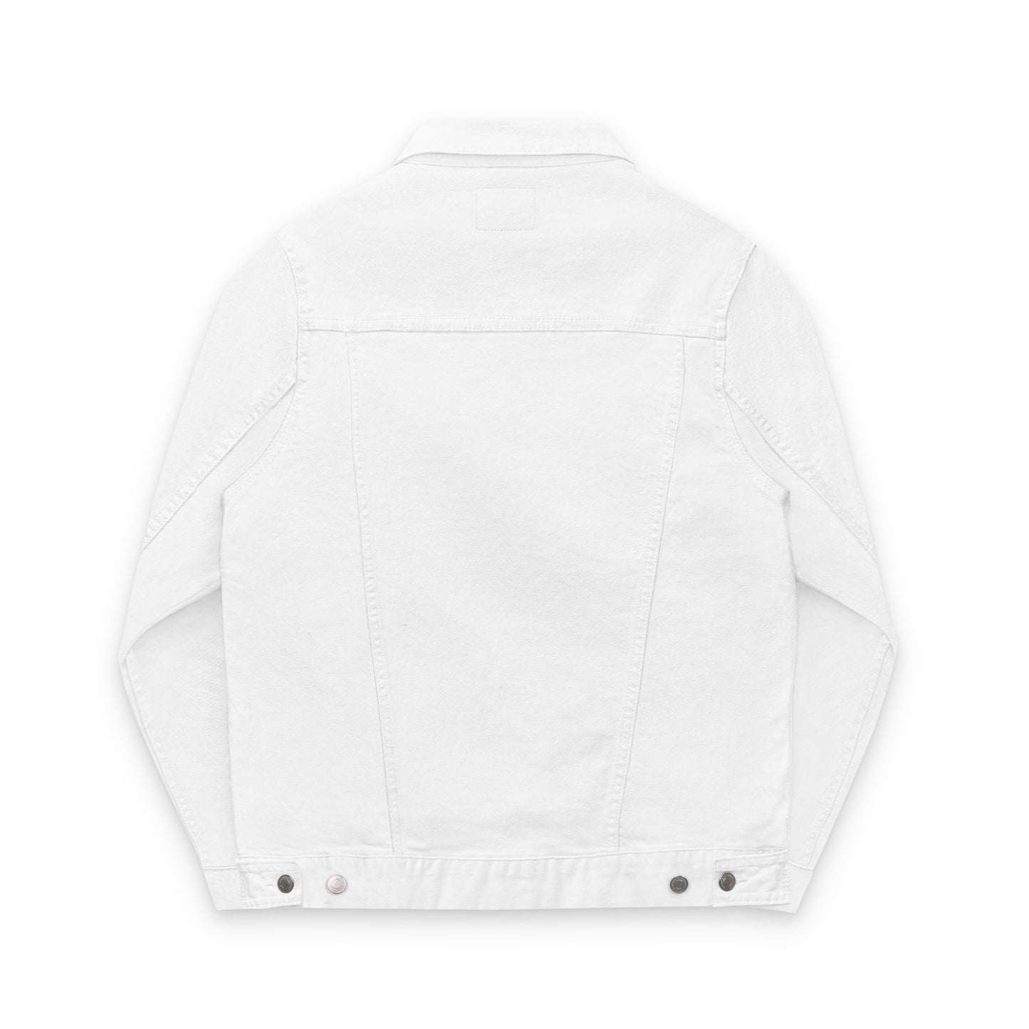 DENIM JAKKE - HVIT