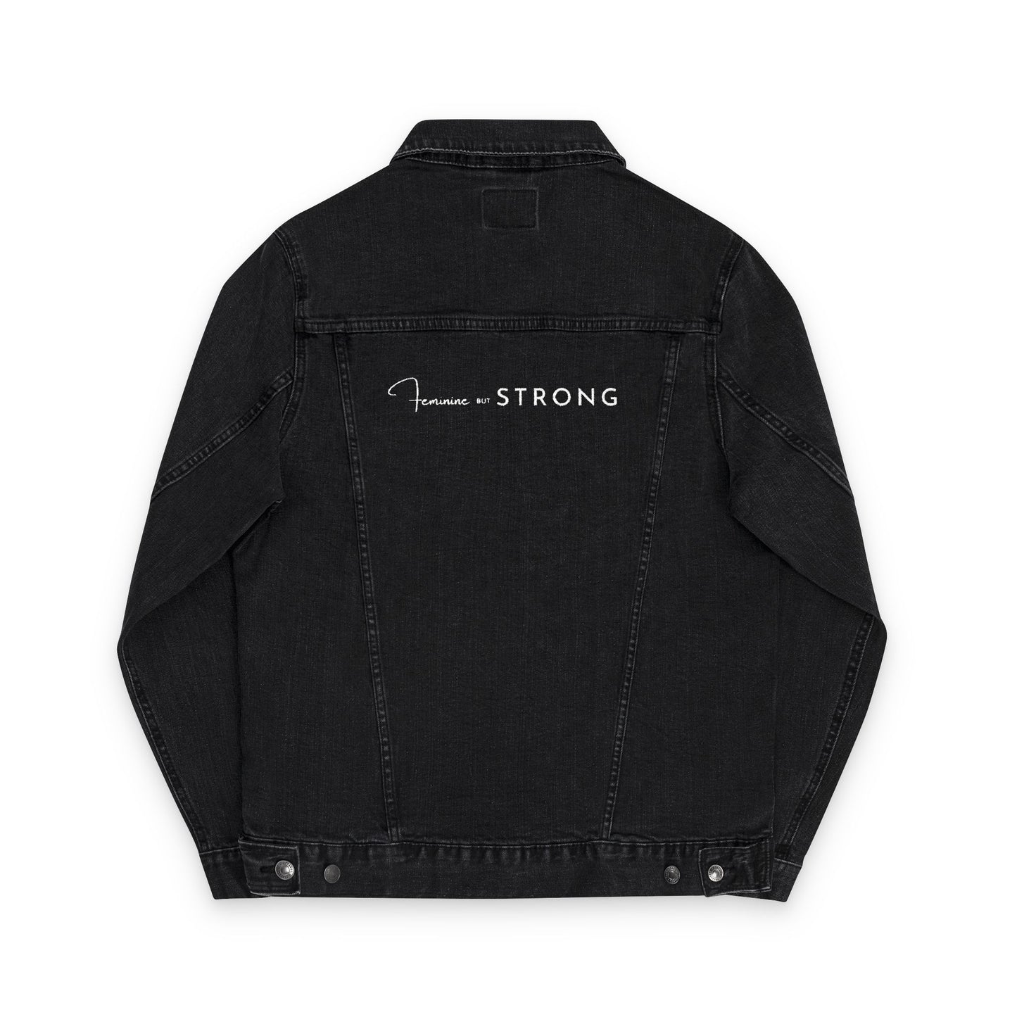 DENIM JAKKE - EMBROIDERED