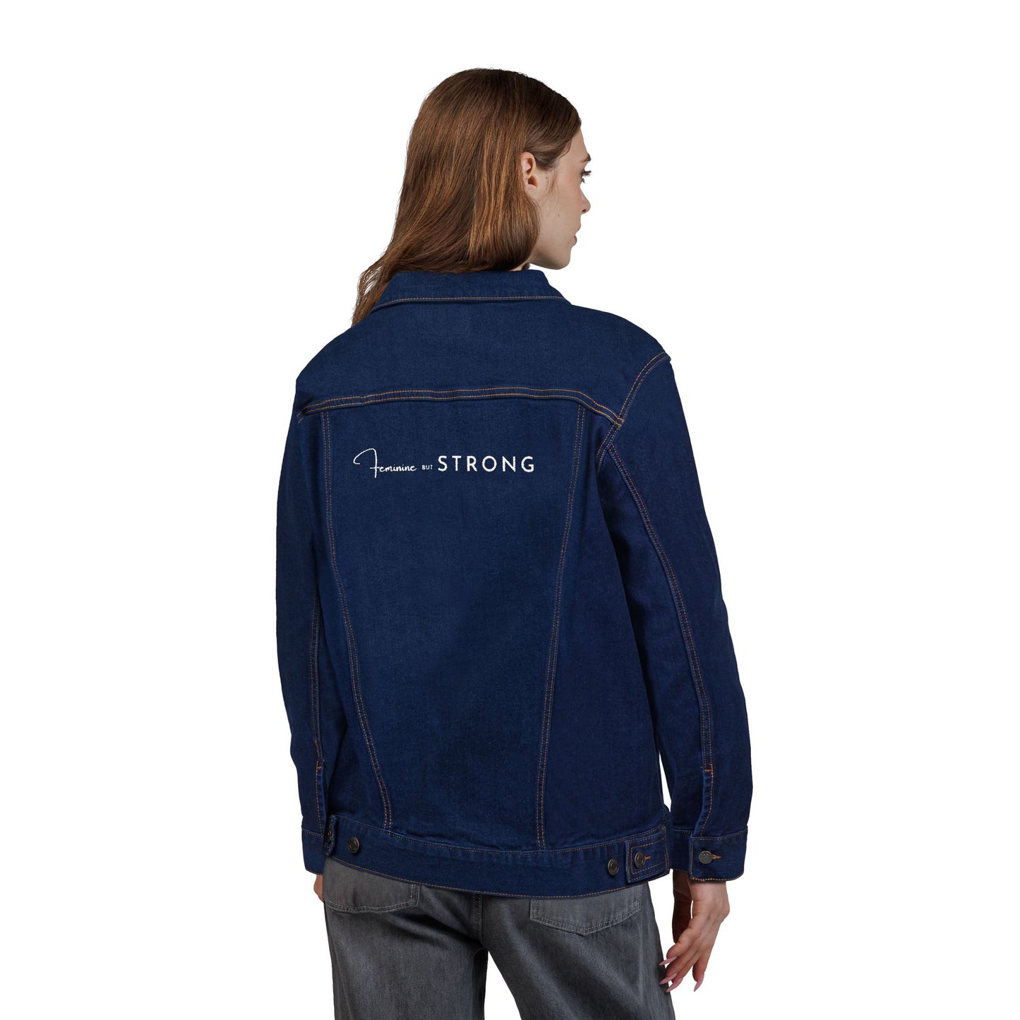 DENIM JAKKE - EMBROIDERED