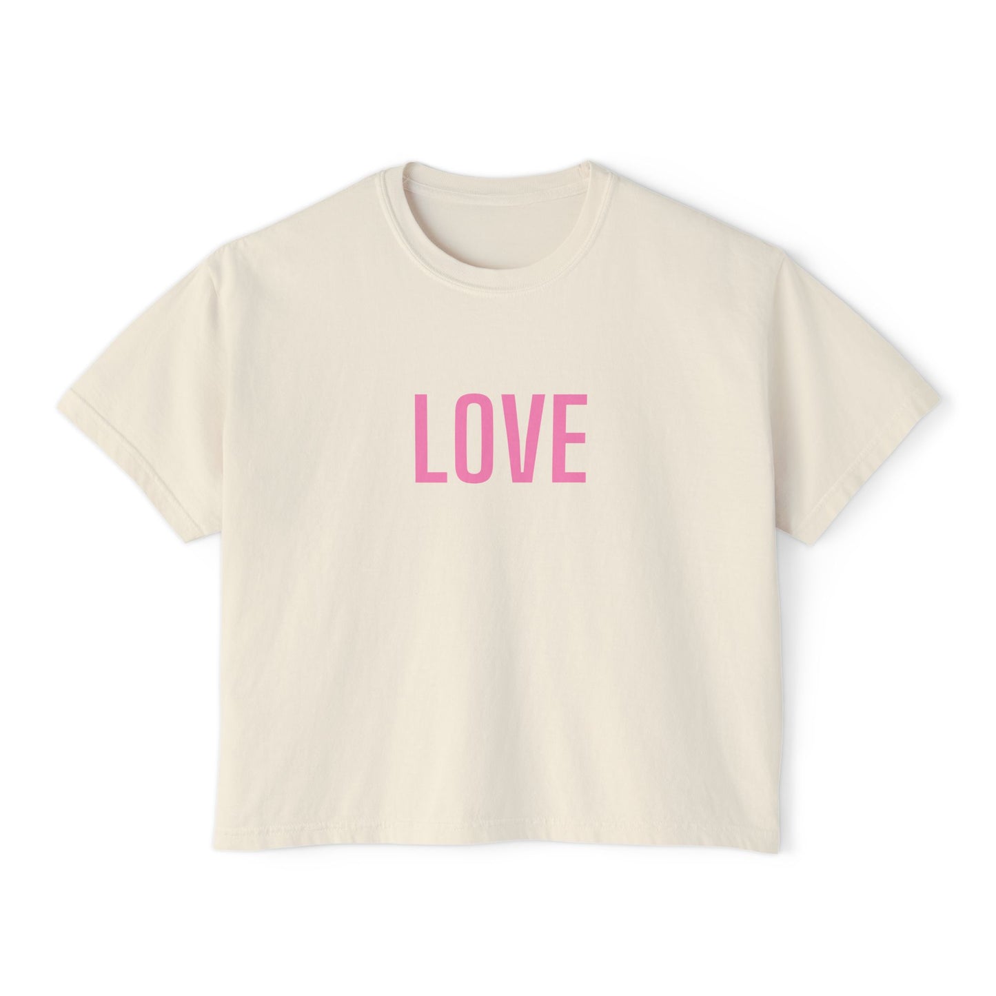 CROPPED BOXY TEE