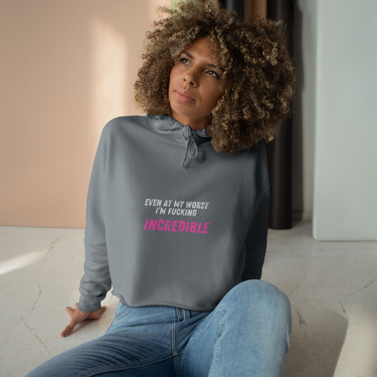 CROPPED HOODIE