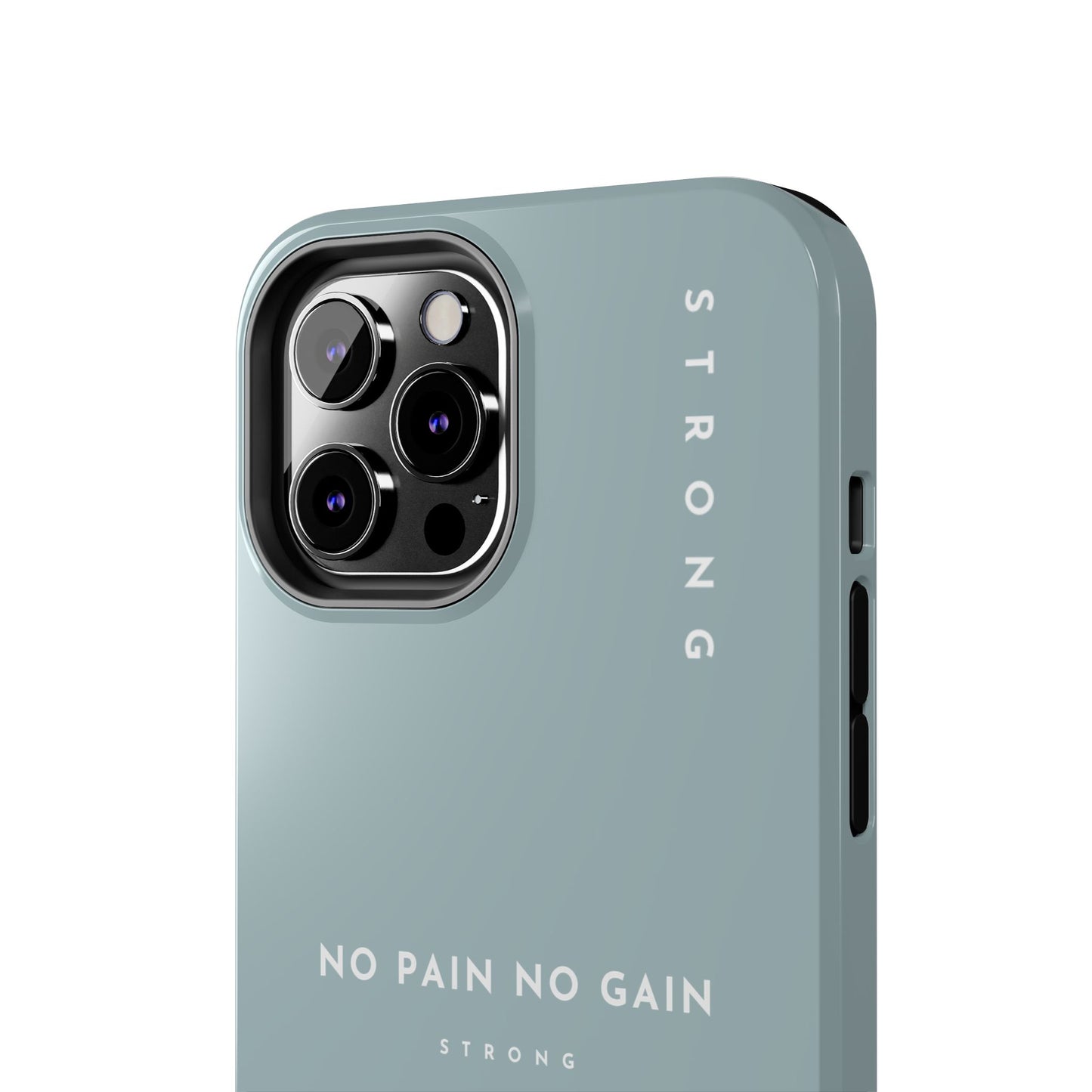 Motivational Phone Case - No Pain No Gain, Tough Phone Case, Inspirational Case, Strength Mobile Cover, Fitness Gift