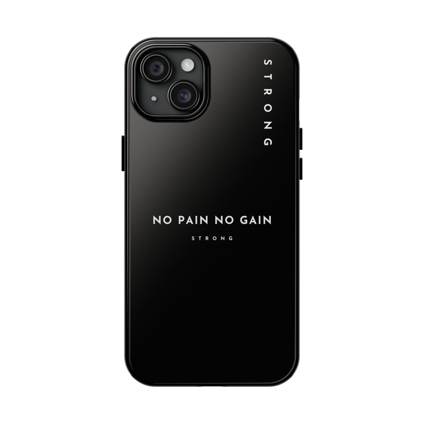 Copy of Motivational Phone Case - No Pain No Gain, Tough Phone Case, Inspirational Case, Strength Mobile Cover, Fitness Gift