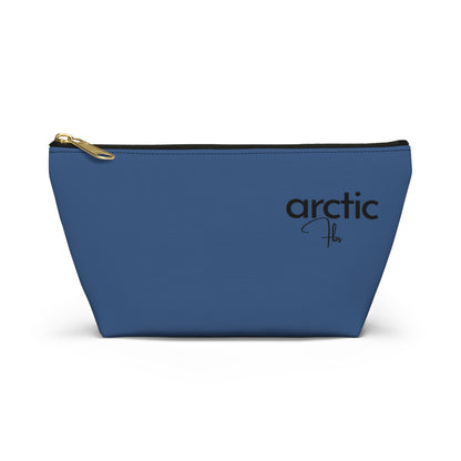 Stylish Accessory Pouch, Makeup Bag, Travel Organizer, Gift for Her, Blue Cosmetic Case, Personalized Storage