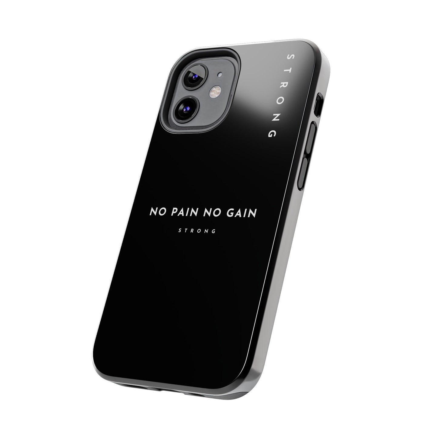 Copy of Motivational Phone Case - No Pain No Gain, Tough Phone Case, Inspirational Case, Strength Mobile Cover, Fitness Gift