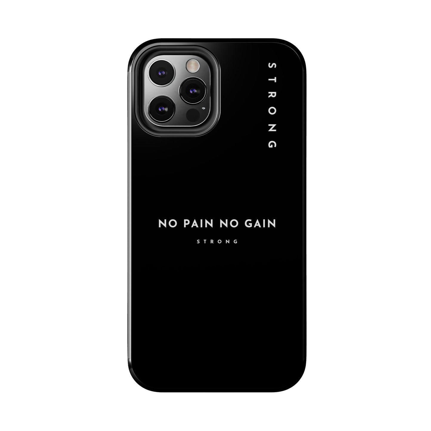Copy of Motivational Phone Case - No Pain No Gain, Tough Phone Case, Inspirational Case, Strength Mobile Cover, Fitness Gift
