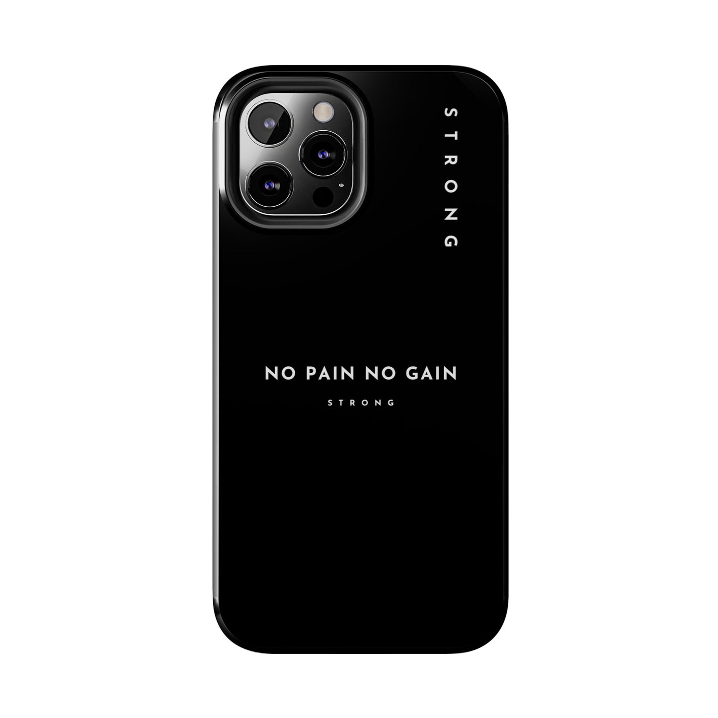 Copy of Motivational Phone Case - No Pain No Gain, Tough Phone Case, Inspirational Case, Strength Mobile Cover, Fitness Gift