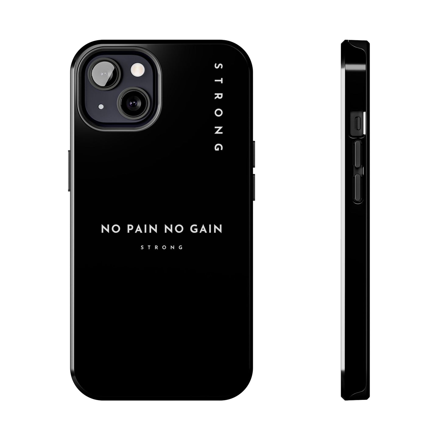 Copy of Motivational Phone Case - No Pain No Gain, Tough Phone Case, Inspirational Case, Strength Mobile Cover, Fitness Gift