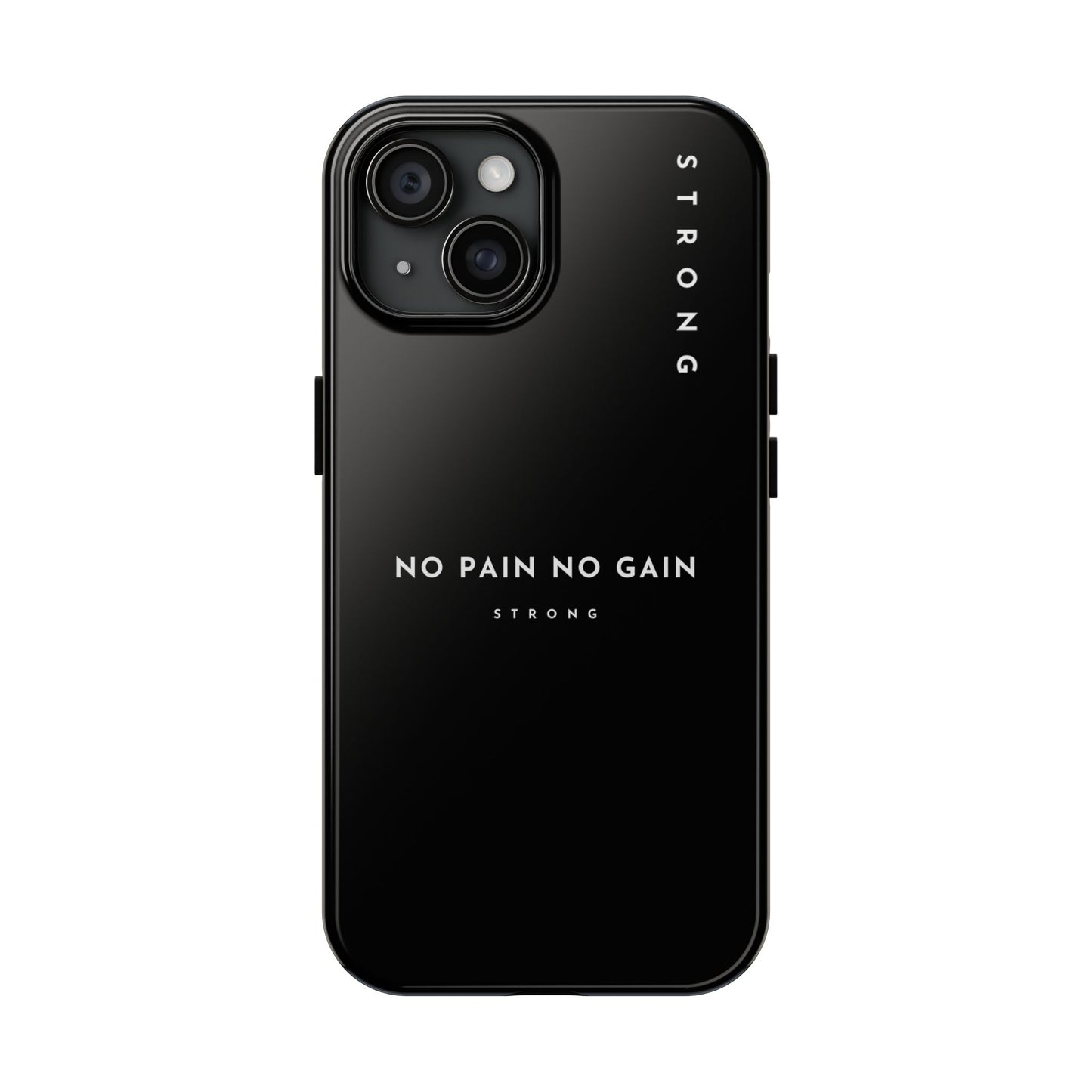 Copy of Motivational Phone Case - No Pain No Gain, Tough Phone Case, Inspirational Case, Strength Mobile Cover, Fitness Gift