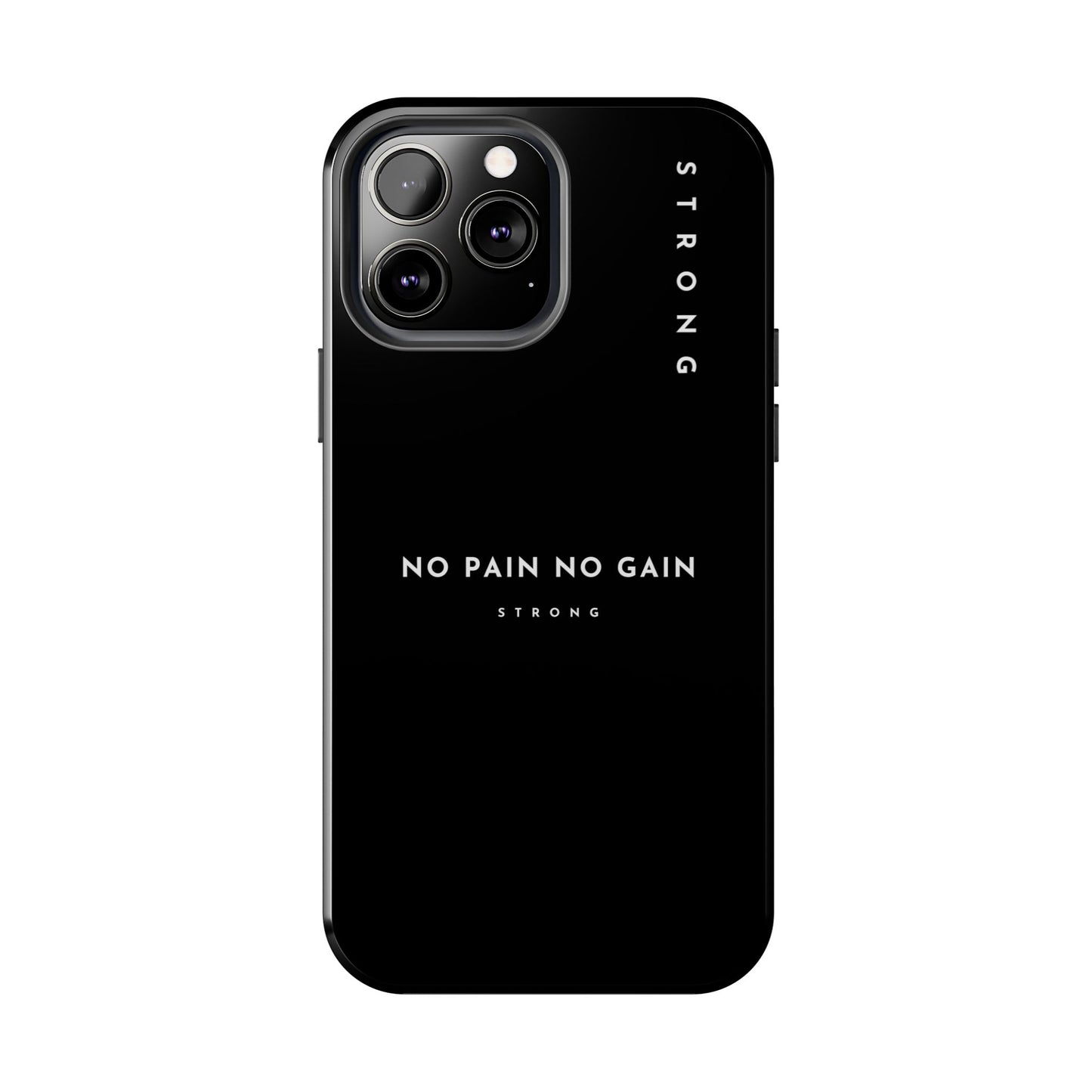 Copy of Motivational Phone Case - No Pain No Gain, Tough Phone Case, Inspirational Case, Strength Mobile Cover, Fitness Gift