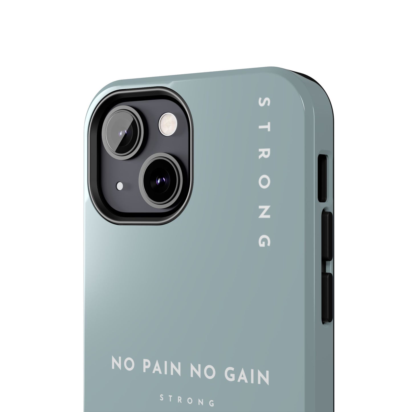 Motivational Phone Case - No Pain No Gain, Tough Phone Case, Inspirational Case, Strength Mobile Cover, Fitness Gift