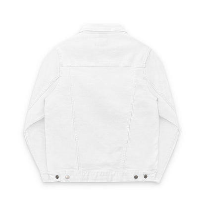 DENIM JAKKE - HVIT