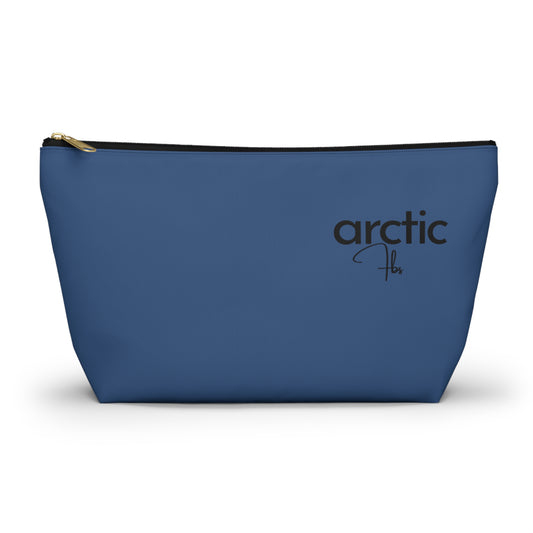 Stylish Accessory Pouch, Makeup Bag, Travel Organizer, Gift for Her, Blue Cosmetic Case, Personalized Storage