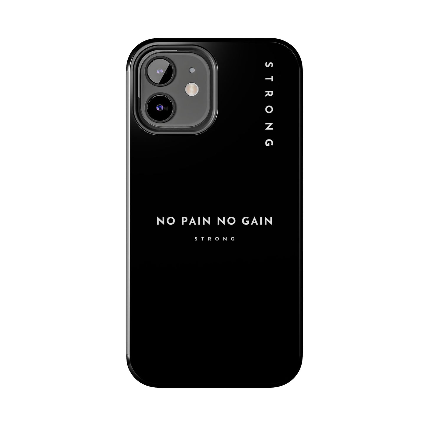 Copy of Motivational Phone Case - No Pain No Gain, Tough Phone Case, Inspirational Case, Strength Mobile Cover, Fitness Gift