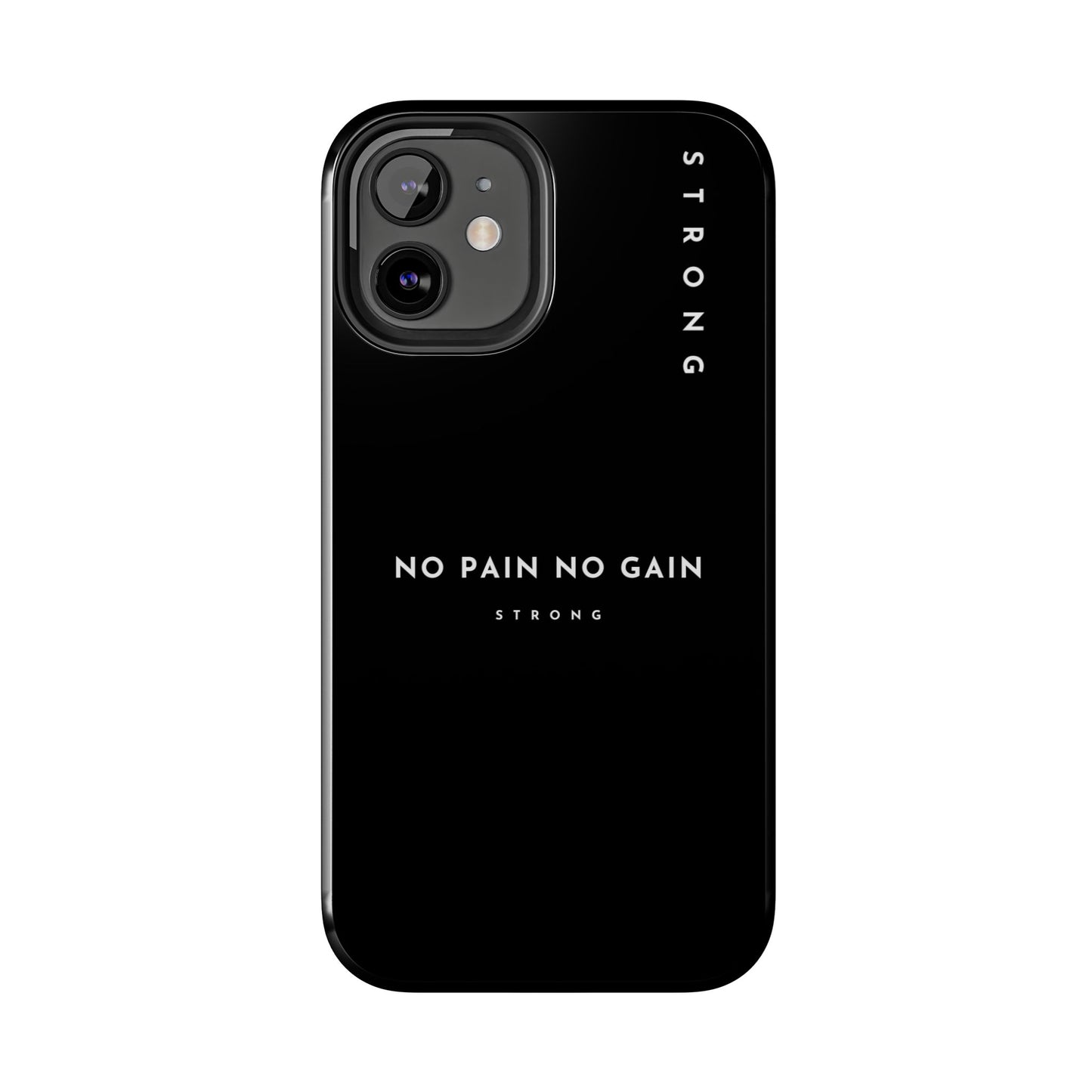 Copy of Motivational Phone Case - No Pain No Gain, Tough Phone Case, Inspirational Case, Strength Mobile Cover, Fitness Gift