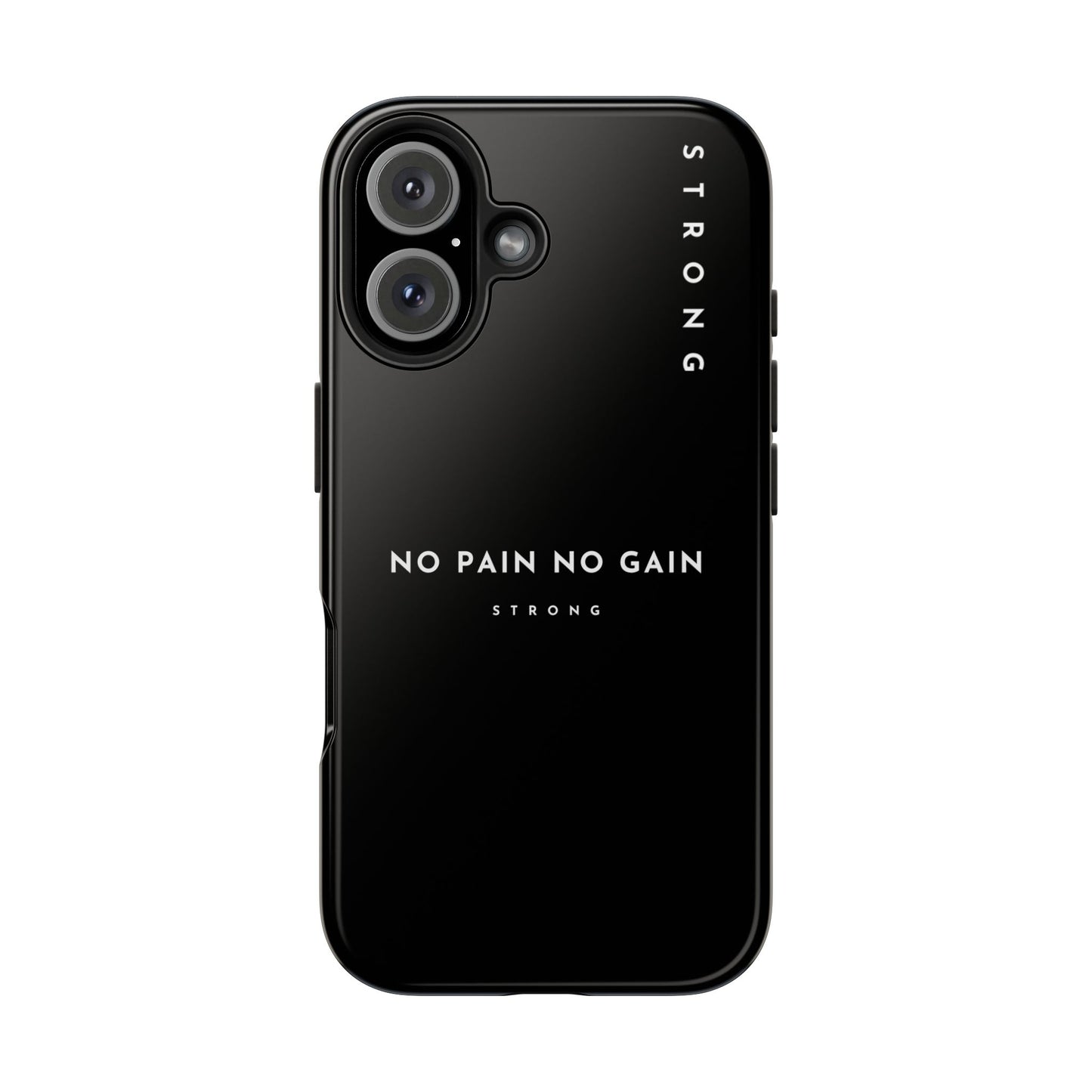 Copy of Motivational Phone Case - No Pain No Gain, Tough Phone Case, Inspirational Case, Strength Mobile Cover, Fitness Gift