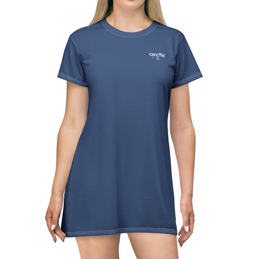 Chic Casual T-Shirt Dress - Perfect for Summer, Relaxed Vibe, Everyday Wear, Ideal for Travel or Lounging, Women's Fashion and Gifts
