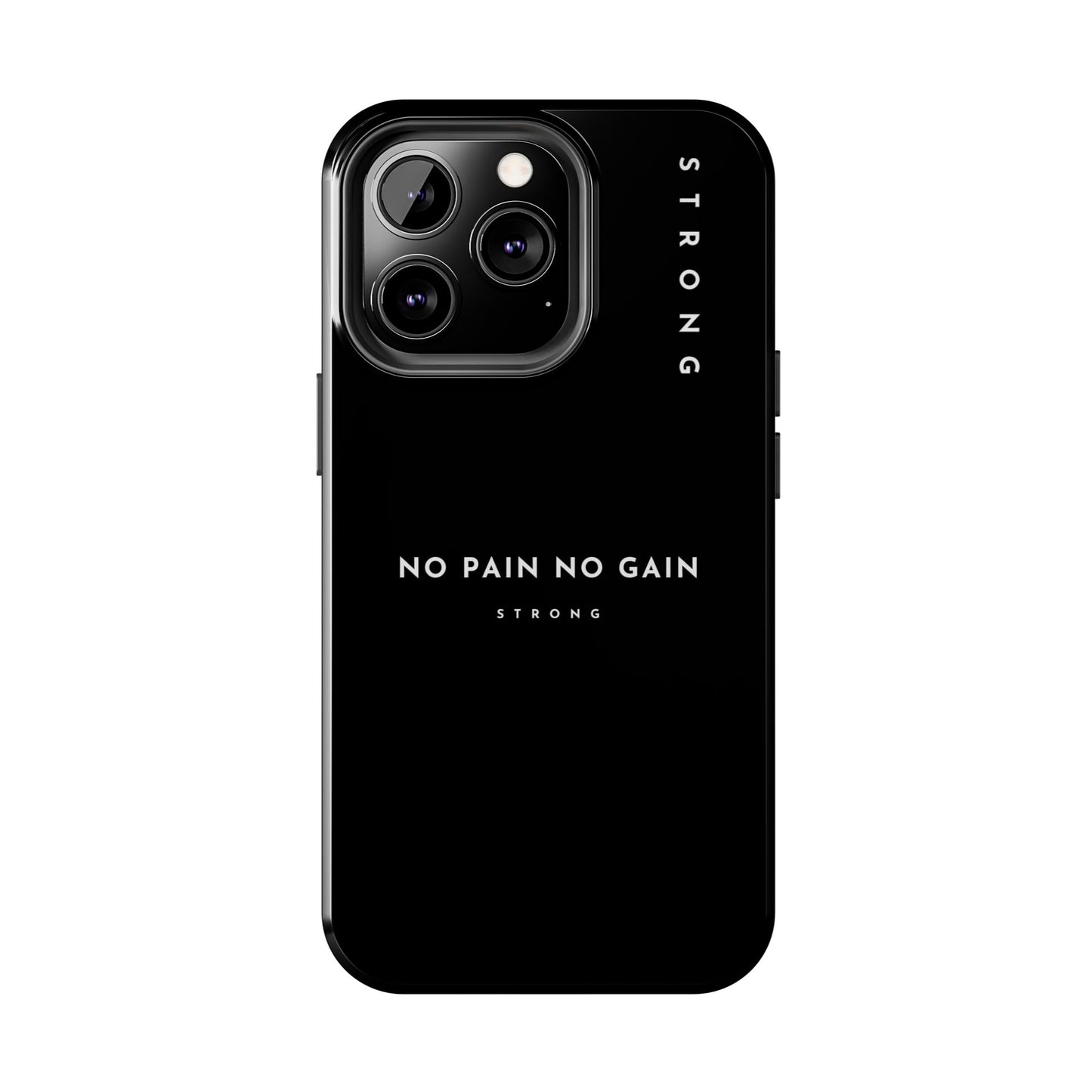 Copy of Motivational Phone Case - No Pain No Gain, Tough Phone Case, Inspirational Case, Strength Mobile Cover, Fitness Gift