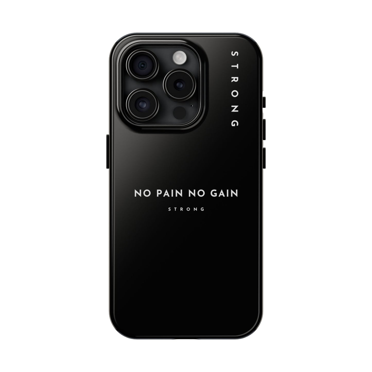 Copy of Motivational Phone Case - No Pain No Gain, Tough Phone Case, Inspirational Case, Strength Mobile Cover, Fitness Gift