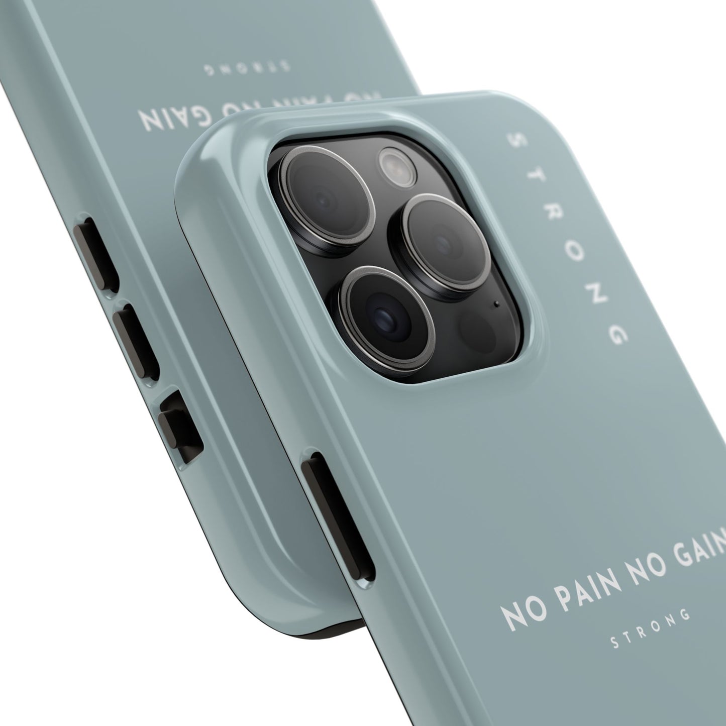 Motivational Phone Case - No Pain No Gain, Tough Phone Case, Inspirational Case, Strength Mobile Cover, Fitness Gift