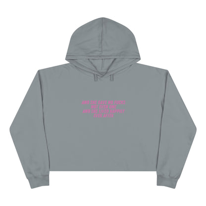 CROPPED HOODIE