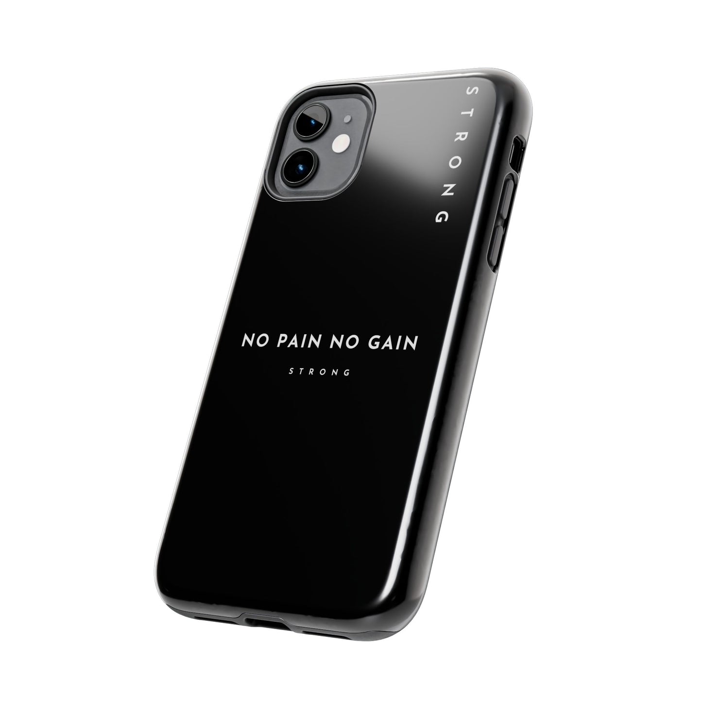 Copy of Motivational Phone Case - No Pain No Gain, Tough Phone Case, Inspirational Case, Strength Mobile Cover, Fitness Gift