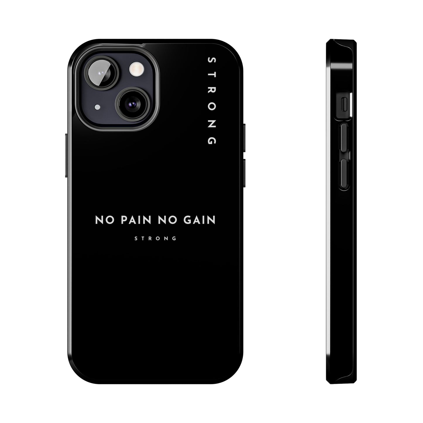 Copy of Motivational Phone Case - No Pain No Gain, Tough Phone Case, Inspirational Case, Strength Mobile Cover, Fitness Gift