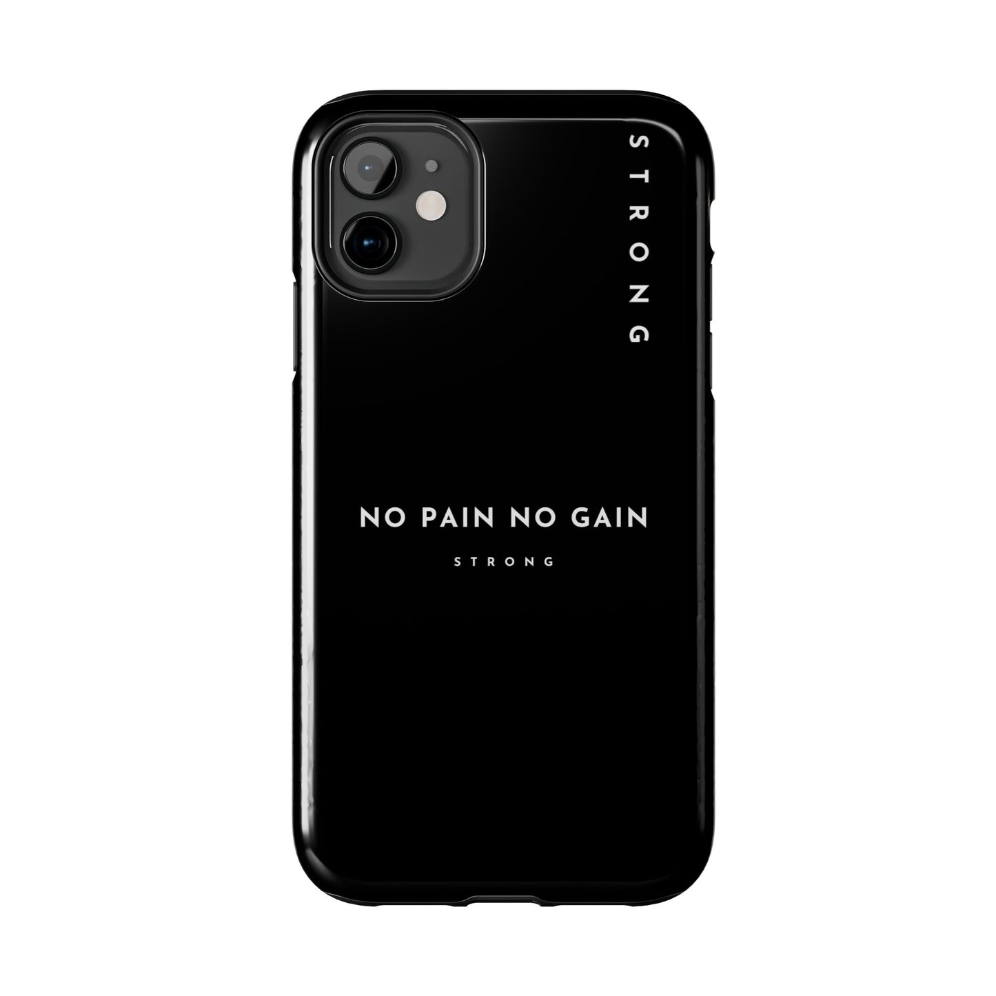 Copy of Motivational Phone Case - No Pain No Gain, Tough Phone Case, Inspirational Case, Strength Mobile Cover, Fitness Gift