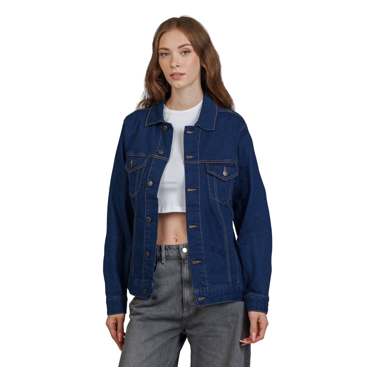 DENIM JAKKE - EMBROIDERED