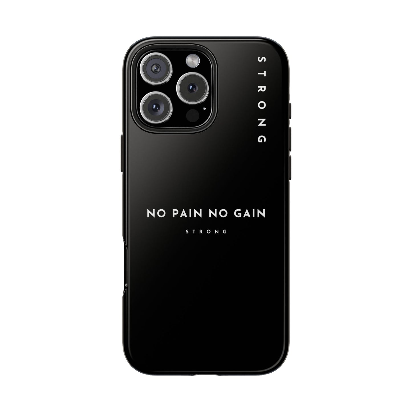 Copy of Motivational Phone Case - No Pain No Gain, Tough Phone Case, Inspirational Case, Strength Mobile Cover, Fitness Gift