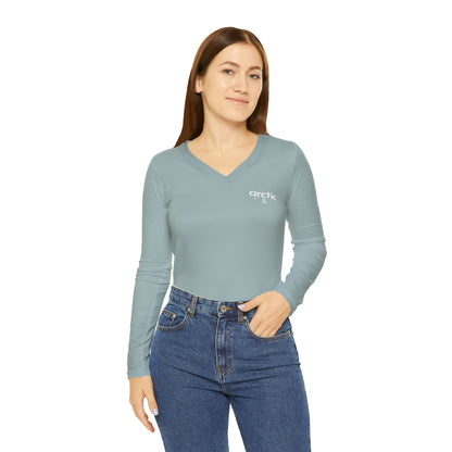 Copy of Copy of Women's Long Sleeve V-Neck Shirt - Comfortable Fashion Top, Casual Wear, Perfect for Spring, Layering Essentials, Gift for Her