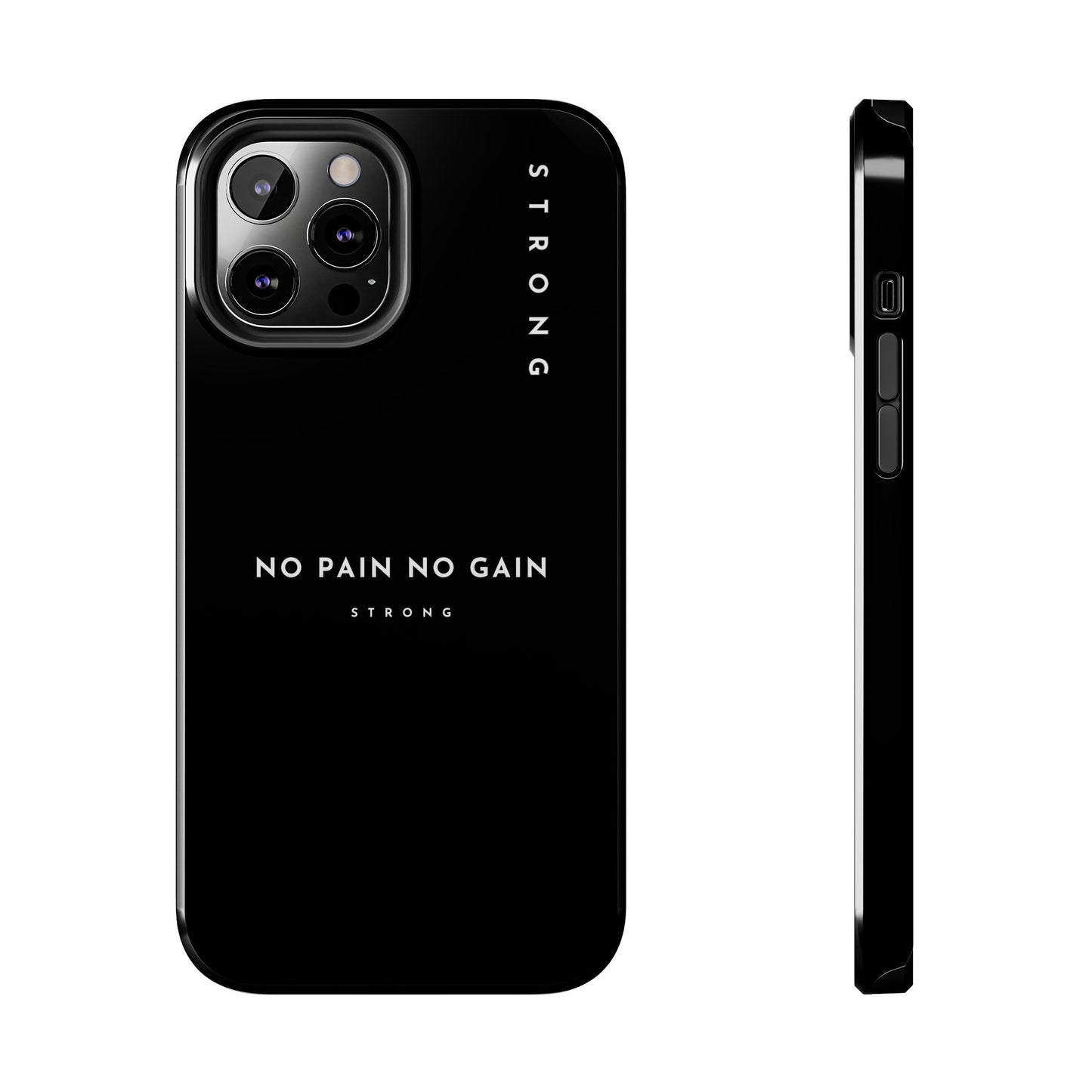Copy of Motivational Phone Case - No Pain No Gain, Tough Phone Case, Inspirational Case, Strength Mobile Cover, Fitness Gift